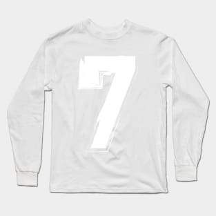 Number 7 | by PlayWork Long Sleeve T-Shirt